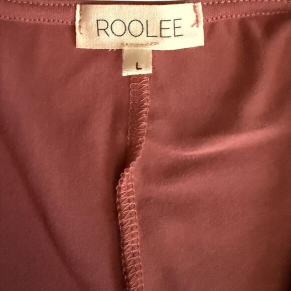 Roolee Mauve Tie Front Long Sleeve Maxi Dress - Picture 13 of 13